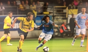 Cavani alla prima ufficiale col Napoli fece dimenticare subito Quagliarella